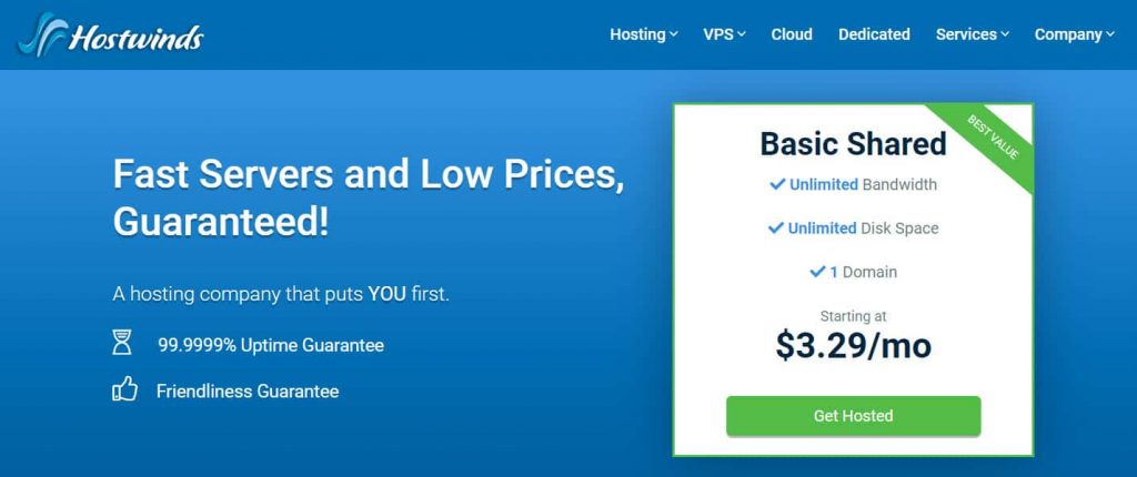 Hostwinds Hosting
