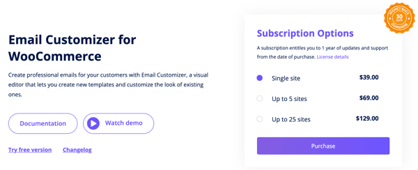 ThemeHigh Email Customizer