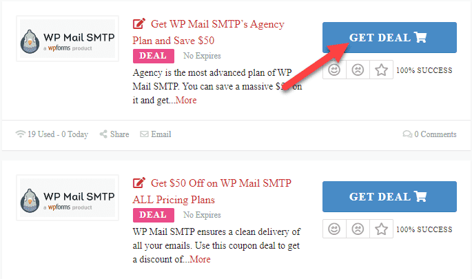 WP Mail SMTP Coupons