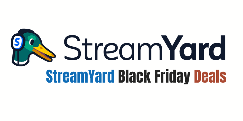 StreamYard Black Friday
