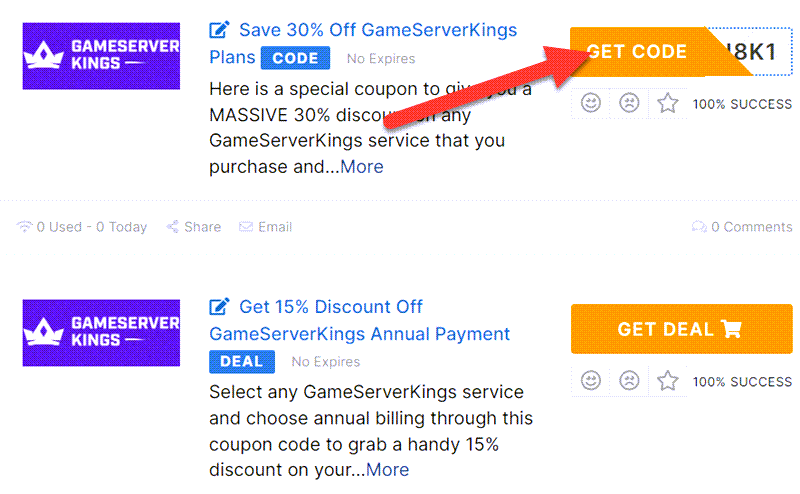 GameServerKings Coupon Codes