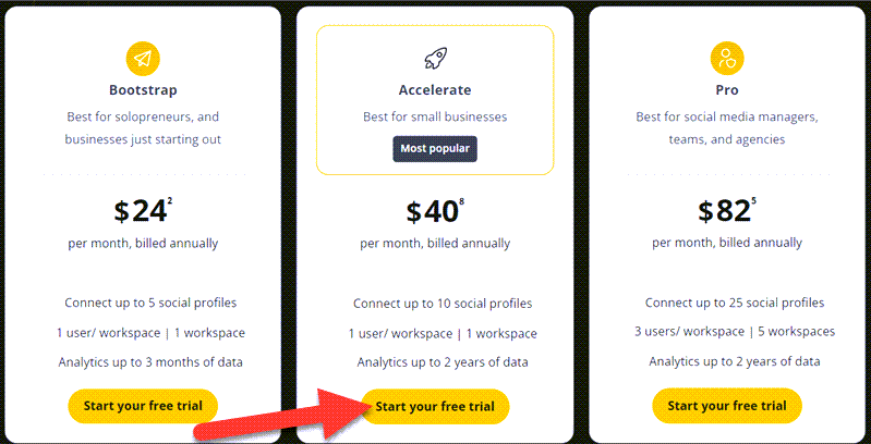 SocialBee Pricing