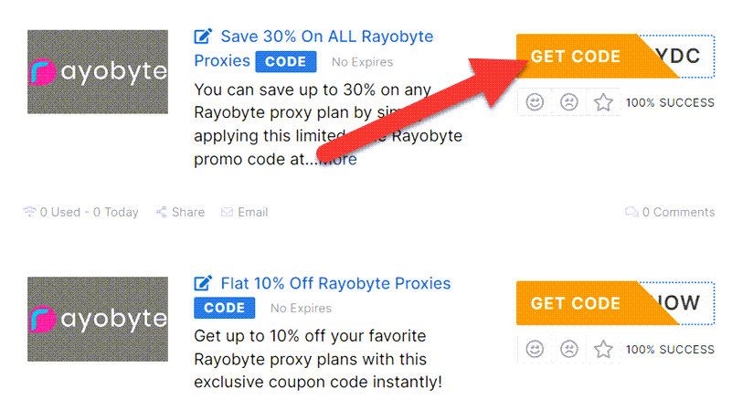 Rayobyte Coupons