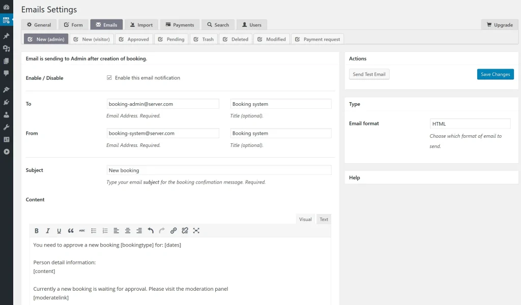 Email Template