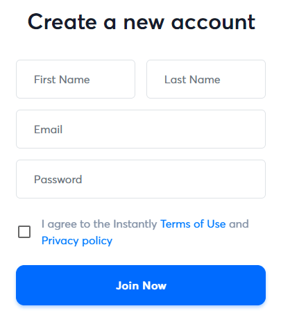 Instantly AI Signup