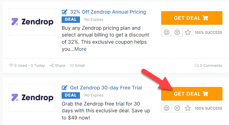 Zendrop Coupons