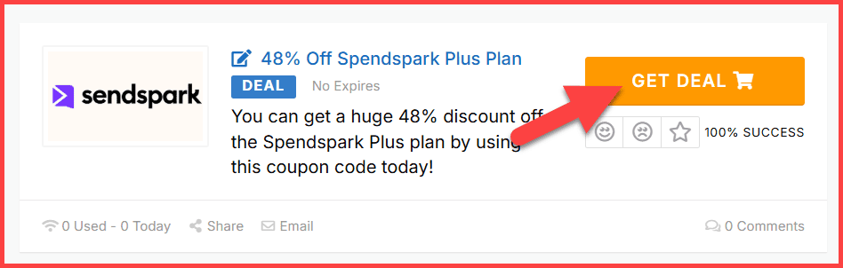 SendSpark Coupon